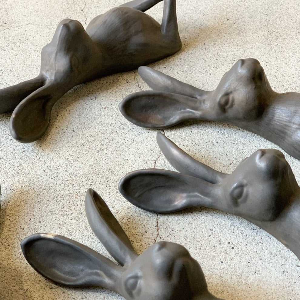 Curious Hare Hook BK 壁掛けうさぎ 黒 – Cs Atelier ONLINE STORE